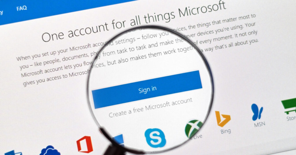 Microsoft Account Sign in
